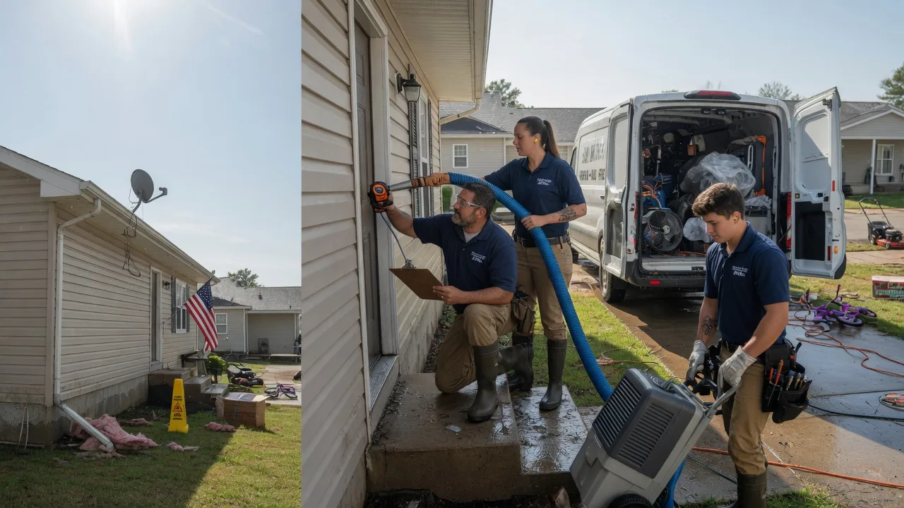 Ceiling Water Damage Restoration in Two Rivers, WI near me